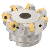 Seco Tools 02623198 | R220.96-0080-08-7A 80.00mm Diameter x 50.00mm Functional Length x 90 Degree Cutting Edge Angle Indexable Square-Shoulder Face Mill