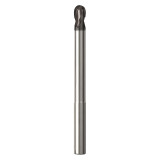 Seco Tools 02928212 | JS532060E3B.0Z2 6.00mm Diameter x 6.00mm Shank x 3.00mm Corner Radius x 80.00mm OAL x 30 Degree Helix Angle 2 Flute NXT Coated Carbide Ball End Mill