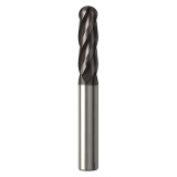 Seco Tools 02928373 | JS534060D2B.0Z4 6.00mm Diameter x 6.00mm Shank x 3.00mm Corner Radius x 75.00mm OAL x 30 Degree Helix Angle 4 Flute NXT Coated Carbide Ball End Mill