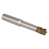 Seco Tools 02968263 | JH142040J3R030.0Z2 4.00mm Diameter x 6.00mm Shank x 0.30mm Corner Radius x 60.00mm OAL x 28 Degree Helix Angle 2 Flute HXT Coated Carbide Corner Radius End Mill