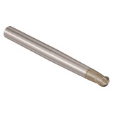 Seco Tools 02970143 | JH112100J6B.0Z2 10.00mm Diameter x 12.00mm Shank x 5.00mm Corner Radius x 150.00mm OAL x 28 Degree Helix Angle 2 Flute HXT Coated Carbide Ball End Mill
