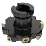 Seco Tools 02989533 | R335.25-080.15.22-4NA 80.00mm Diameter x 50.00mm Functional Length x 90 Degree Cutting Edge Angle Indexable Slotting Cutter