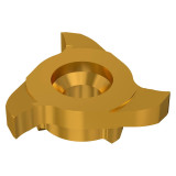 Seco Tools 03041958 | R335.14-217415.12Z3-M03 21.70mm Diameter x 0.15mm Corner Radius x 90 Degree Cutting Edge Angle PVD Coated Carbide T-Slot Milling Tip Insert