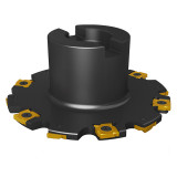 Seco Tools 75012682 | R335.19-100.12.27-5 100.00mm Diameter x 50.00mm Functional Length x 90 Degree Cutting Edge Angle Indexable Slotting Cutter