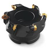 Seco Tools 75069162 | R220.43-0100-05 100.00mm Diameter x 50.00mm Functional Length x 43 Degree Cutting Edge Angle Indexable Face Mills