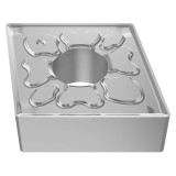 Seco Tools 03276047 |CNMG190612-MF4 0.750" Inscribed Circle Diameter x 0.047" Corner Radius x 0.250" Thickness 4 Cutting Edge Carbide Turning Insert