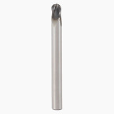Seco Tools 00019254 | 150120 12.00mm Diameter x 12.00mm Shank x 6.00mm Corner Radius x 100.00mm OAL x 17 Degree Helix Angle 4 Flute MEGA Coated Carbide Ball End Mill