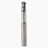 Seco Tools 00029842 | 450120 12.00mm Diameter x 12.00mm Shank x 6.00mm Corner Radius x 75.00mm OAL x 50 Degree Helix Angle 2 Flute MEGA Coated Carbide Ball End Mill