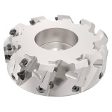 Seco Tools 02448846 | R220.53-0125-12-8C 125.00mm Diameter x 63.00mm Functional Length x 45 Degree Cutting Edge Angle Indexable Chamfer & Angle Face Mill