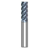 Seco Tools 10008046 | S545.188D2S.0Z5 HTA 0.188" Diameter x 0.188" Shank x 2.000" OAL x 45 Degree Helix Angle 5 Flute HTA Coated Carbide Square End Mill