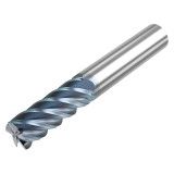 Seco Tools 10008051 | S545.250D3S.0Z5 HTA 0.250" Diameter x 0.250" Shank x 2.500" OAL x 45 Degree Helix Angle 5 Flute HTA Coated Carbide Square End Mill