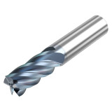 Seco Tools 10008609 | STS540.375D2S.0Z5 HTA 0.375" Diameter x 0.375" Shank x 2.500" OAL x 40 Degree Helix Angle 5 Flute HTA Coated Carbide Square End Mill
