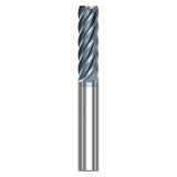 Seco Tools 10008084 | S638R.500D3R015.0Z6 HTA 0.500" Diameter x 0.500" Shank x 4.000" OAL x 38 Degree Helix Angle 6 Flute HTA Coated Carbide Corner Radius End Mill