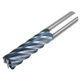Seco Tools 10008095 | S638R.750D3R060.0Z6 HTA 0.750" Diameter x 0.750" Shank x 5.000" OAL x 38 Degree Helix Angle 6 Flute HTA Coated Carbide Corner Radius End Mill