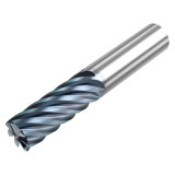 Seco Tools 10008112 | S738R.500D5R030.0Z7 HTA 0.500" Diameter x 0.500" Shank x 4.000" OAL x 38 Degree Helix Angle 7 Flute HTA Coated Carbide Corner Radius End Mill