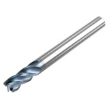 Seco Tools 10008540 | STR430.2.250D2R020.0Z4 HTA 0.250" Diameter x 0.250" Shank x 2.500" OAL x 30 Degree Helix Angle 4 Flute HTA Coated Carbide Corner Radius End Mill