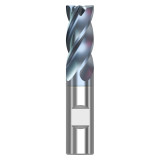 Seco Tools 10008550 | STR430.2.750D3R030.3Z4 HTA 0.750" Diameter x 0.750" Shank x 5.000" OAL x 30 Degree Helix Angle 4 Flute HTA Coated Carbide Corner Radius End Mill