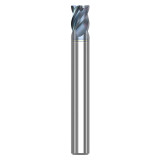 Seco Tools 10008564 | STR440.2.250D1R020.0Z4 HTA 0.250" Diameter x 0.250" Shank x 2.000" OAL x 40 Degree Helix Angle 4 Flute HTA Coated Carbide Corner Radius End Mill