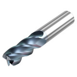 Seco Tools 10008587 | STR440.2.750D2R120.0Z4 HTA 0.750" Diameter x 0.750" Shank x 4.000" OAL x 40 Degree Helix Angle 4 Flute HTA Coated Carbide Corner Radius End Mill