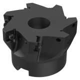 Seco Tools 00023550 | R220.99-0063-09-7T 63.00mm Diameter x 8.00mm Depth of Cut x 40.00mm Functional Length -9 Degree Rake Radial Angle Indexable Square-Shoulder End Mill