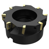 Seco Tools 00072185 | R220.69-04.00-16 101.60mm Diameter x 15.00mm Depth of Cut x 50.00mm Functional Length -8 Degree Rake Radial Angle Indexable Square-Shoulder Face Mill