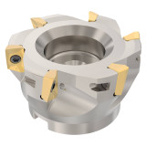 Seco Tools 02440816 | R220.69-0084-18-6AN 84.00mm Diameter x 17.00mm Depth of Cut x 50.00mm Functional Length -5.2 Degree Rake Radial Angle Indexable Square-Shoulder Face Mill