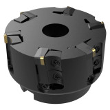 Seco Tools 02611344 | R220.68-02.50-T11C-4 63.50mm Diameter x 3.00mm Depth of Cut x 63.00mm Functional Length -6 Degree Rake Radial Angle Face Mill for Triangle Insert