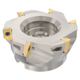 Seco Tools 02691817 | R220.69-0100-18-6AN 100.00mm Diameter x 17.00mm Depth of Cut x 50.00mm Functional Length -4.7 Degree Rake Radial Angle Indexable Square-Shoulder Face Mill