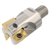 Seco Tools 02699137 | R217.69-01.25-16RE-18-3AN M16 Thread Size x 1.250" Diameter x 0.669" Maximum Cutting Depth x 1.772" Functional Length x 4.7 Degree Rake Angle Indexable Square-Shoulder End Mill