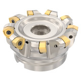 Seco Tools 02826559 | R220.21-0100-R230.9A 85.60mm Diameter x 1.80mm Depth of Cut x 50.00mm Functional Length -11 Degree Rake Radial Angle Indexable High-Feed End Mill