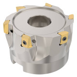 Seco Tools 02827549 | R220.94-0063-08-6A 63.00mm Diameter x 8.00mm Depth of Cut x 40.00mm Functional Length -22.5 Degree Rake Radial Angle Indexable Square-Shoulder Face Mill