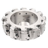 Seco Tools 02883055 | R220.48-808.00-09-12CS 200.00mm Diameter x 6.00mm Depth of Cut x 80.00mm Functional Length -8 Degree Rake Radial Angle Indexable Face Mill Cutter