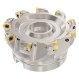 Seco Tools 02949620 | R220.29I-0052-06.5A 40.00mm Diameter x 6.00mm Depth of Cut x 40.00mm Functional Length -2 Degree Rake Radial Angle Indexable Copy End Mill
