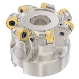 Seco Tools 03092087 | R220.28-0066-06.7A 54.00mm Diameter x 6.00mm Depth of Cut x 50.00mm Functional Length -10 Degree Rake Radial Angle Double Sided Copy Mill Round Insert