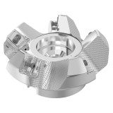 Seco Tools 03156811 | R220.54-0100-22-5A 100.00mm Diameter x 9.00mm Depth of Cut x 63.00mm Functional Length -7 Degree Rake Radial Angle Double QuattroMill Face Mill