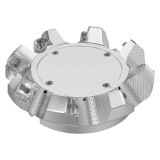 Seco Tools 03156813 | R220.54-8160-22-8A 160.00mm Diameter x 9.00mm Depth of Cut x 63.00mm Functional Length -7 Degree Rake Radial Angle Double QuattroMill Face Mill