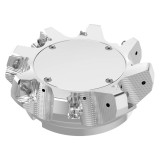 Seco Tools 03156818 | R220.56-8160-22-8A 160.00mm Diameter x 11.00mm Depth of Cut x 63.00mm Functional Length -7 Degree Rake Radial Angle Double QuattroMill Face Mill
