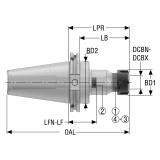 Seco Tools 03201478 | CAT40ADB-ER32-4.000 50.00mm Body Diameter 169.85mm OAL ER 32 Collet Chuck