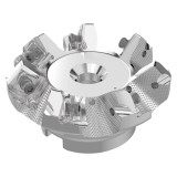 Seco Tools 03213644 | R220.54-02.50-14-7A 63.00mm Diameter x 6.00mm Depth of Cut x 40.00mm Functional Length -7 Degree Rake Radial Angle Double QuattroMill Face Mill
