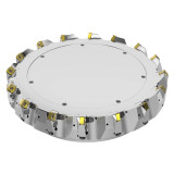Seco Tools 03213790 | R220.54-8315-14-16CA 315.00mm Diameter x 6.00mm Depth of Cut x 80.00mm Functional Length -7 Degree Rake Radial Angle Double QuattroMill Face Mill
