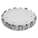 Seco Tools 03213790 | R220.54-8315-14-16CA 315.00mm Diameter x 6.00mm Depth of Cut x 80.00mm Functional Length -7 Degree Rake Radial Angle Double QuattroMill Face Mill