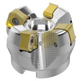 Seco Tools 03241909 | R220.56-02.00-14-4A 50.00mm Diameter x 8.00mm Depth of Cut x 40.00mm Functional Length -7 Degree Rake Radial Angle Double QuattroMill Face Mill