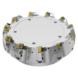 Seco Tools 03245963 | R220.56-808.00-14-11CA 200.00mm Diameter x 8.00mm Depth of Cut x 80.00mm Functional Length -7 Degree Rake Radial Angle Double QuattroMill Face Mill