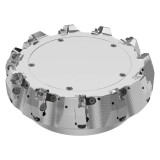 Seco Tools 03245963 | R220.56-808.00-14-11CA 200.00mm Diameter x 8.00mm Depth of Cut x 80.00mm Functional Length -7 Degree Rake Radial Angle Double QuattroMill Face Mill
