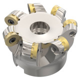Seco Tools 03278986 | R220.29I-0080-08.7A 64.10mm Diameter x 8.00mm Depth of Cut x 50.00mm Functional Length -4 Degree Rake Radial Angle Indexable Copy End Mill
