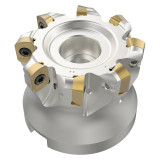 Seco Tools 03317248 | R220.21-0063-LP09.8A-27 50.10mm Diameter x 1.87mm Depth of Cut x 50.00mm Functional Length -8 Degree Rake Radial Angle Indexable High-Feed End Mill