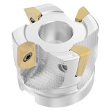 Seco Tools 03336110 | R220.69-0050-XO16-4A 50.00mm Diameter x 15.00mm Depth of Cut x 40.00mm Functional Length -6.1 Degree Rake Radial Angle Indexable Square-Shoulder Face Mill