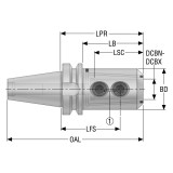 Seco Tools 10007235 | BT30TFAD-EM32-095-L1 72.00mm Diameter x 143.40mm OAL End Mill Holder