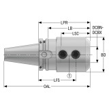Seco Tools 10008202 | CAT40TFADB-EM1.250-4.000 69.30mm Diameter x 169.85mm OAL End Mill Holder