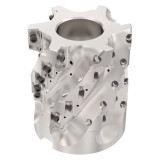 Seco Tools 10067013 | R220.69-0080-071-XO16.6A 80.00mm Diameter x 71.00mm Maximum Cutting Depth x 95.00mm Functional Length x 90 Degree Cutting Edge Angle 6 Flute Indexable Square-Shoulder End Mill